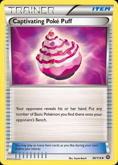 Steam Siege Captivating Poké Puff #99 card
