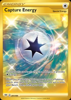 2020 Darkness Ablaze Capture Energy #201 card
