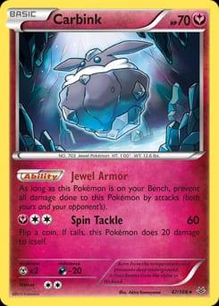 Roaring Skies Carbink #47 card