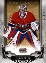 2018-19 Upper Deck Artifacts Base Set Carey Price #129 card