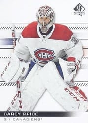 2019-20 SP Authentic Base Set Carey Price #10 card