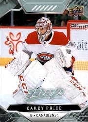 2019-20 Upper Deck MVP Base Set Carey Price #213 card