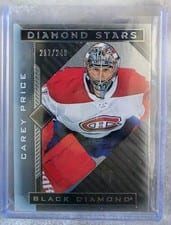 2021-22 Upper Deck Black Diamond Diamond Stars Carey Price #BDS-CP card