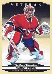 2022-23 Parkhurst Champions Base Set Carey Price #121 card