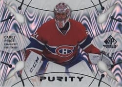 2022-23 SP Game Used Purity Carey Price #P-42 card