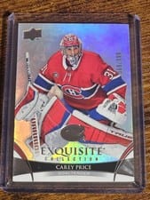 2022-23 Upper Deck Black Diamond Exquisite Collection Carey Price #V-CP card