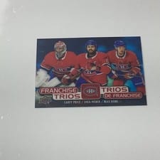 2020-21 Tim Hortons Collectors Series Franchise Trios Carey Price/Shea Weber/Max Domi #T-15 card