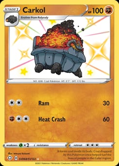 Shining Fates Shiny Vault Carkol #SV068 card