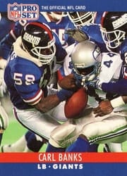 1990 Pro Set Base Set Carl Banks #223 card