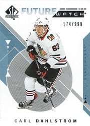 2018-19 SP Authentic Base Set Carl Dahlstrom #185 card