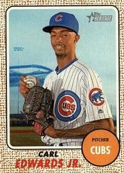2017 Topps Heritage Base Set Carl Edwards Jr. #60 card