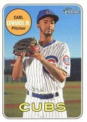 2018 Topps Heritage Base Set Carl Edwards Jr. #264 card