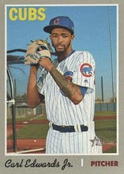 2019 Topps Heritage Base Set Carl Edwards Jr. #318 card