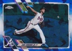 2021 Topps Chrome Sapphire Edition Base Set Carl Edwards Jr. #576 card