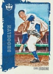 2021 Panini Diamond Kings Base Set Carl Erskine #15 card