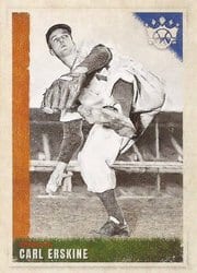 2022 Panini Diamond Kings Base Set Carl Erskine #14 card