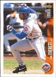 1996 Collector's Choice Base Set Carl Everett #219 card