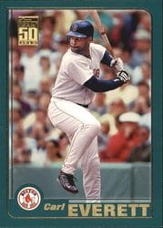 2001 Topps Base Set Carl Everett #221 card