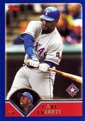 2003 Topps Base Set Carl Everett #163 card