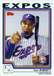 2004 Topps Base Set Carl Everett #566 card