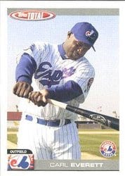 2004 Topps Total Base Set Carl Everett #245 card