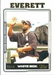 2005 Topps Base Set Carl Everett #407 card
