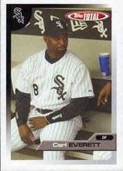 2005 Topps Total Base Set Carl Everett #493 card