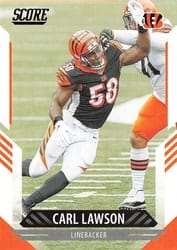 2021 Score Base Set Carl Lawson #102 card