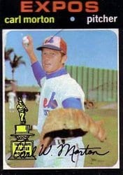 1971 Topps Base Set Carl Morton #515 card