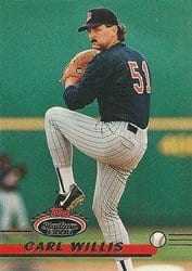 1993 Stadium Club Base Set Carl Willis #182 card