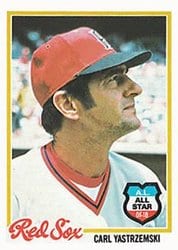 1978 Topps Base Set Carl Yastrzemski #40 card