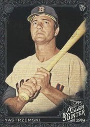 2019 Topps Allen & Ginter X Base Set Carl Yastrzemski #271 card