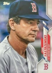 2020 Topps Base Set Carl Yastrzemski #378b card