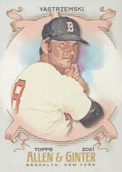 2021 Topps Allen & Ginter Base Set Carl Yastrzemski #102 card