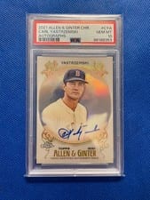 2021 Topps Allen & Ginter Chrome Autographs Carl Yastrzemski #AGA-CYA card