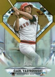 2022 Topps Chrome Update Diamond Greats Die-Cuts Carl Yastrzemski #DGC-7 card