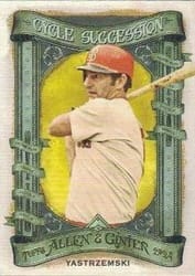2024 Topps Allen & Ginter Cycle Succession Carl Yastrzemski (Boston Red Sox) #CS-2 card
