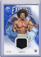 2025 Topps Exalted WWE Wrestling Exalted Relics Carlito #ER-CAR card
