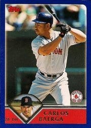 2003 Topps Base Set Carlos Baerga #45 card