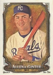 2024 Topps Allen & Ginter Base Set Carlos Beltrán #166 card