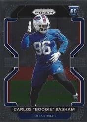 2021 Panini Prizm Base Set Carlos "Boogie" Basham #436 card