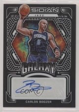 2021-22 Panini Obsidian Galaxy Autographs Carlos Boozer #GA-CBZ card