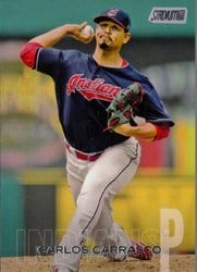 2018 Stadium Club Base Set Carlos Carrasco #270 card