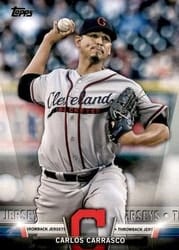 2018 Topps Topps Salute (Series Two) Carlos Carrasco #S-37 card