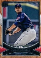 2018 Topps Tribute Base Set Carlos Carrasco #84 card