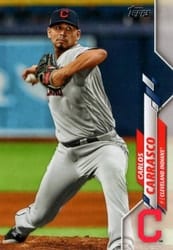 2020 Topps Base Set Carlos Carrasco #384 card