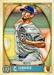 2021 Topps Gypsy Queen Base Set Carlos Carrasco #74 card