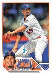 2023 Topps 1st Edition Base Set Carlos Carrasco #161 card