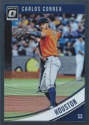 2018 Donruss Optic Base Set Carlos Correa #129 card