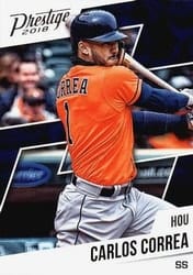 2018 Panini Chronicles Prestige Carlos Correa #4 card